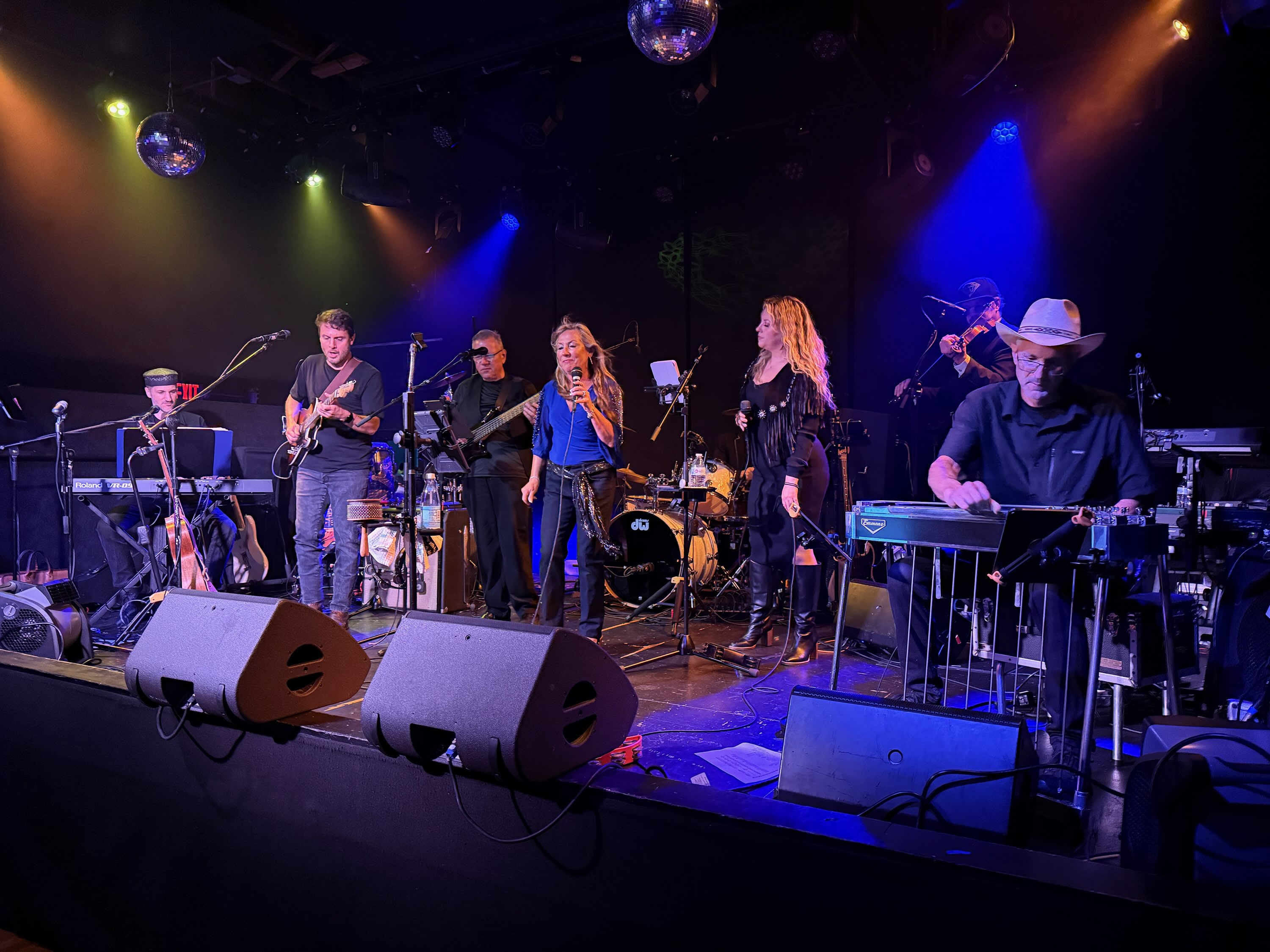 Rick Baumer band on stage