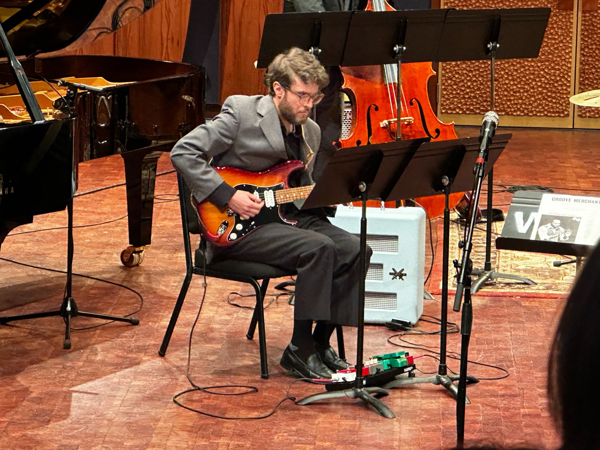 Rick Baumer performing on stage